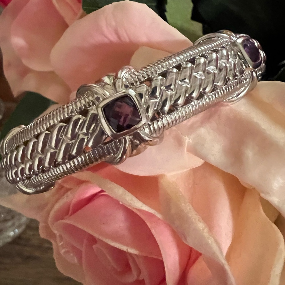 Judith Ripka amethyst bracelet